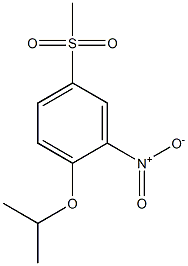 1-ISOPROPOXY-4-(METHYLSULFONYL)-2-NITROBENZENE Structure