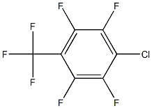 1-CHLORO-2,3,5,6-TETRAFLUORO-4-(TRIFLUOROMETHYL)BENZENE Structure