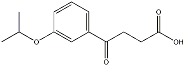 4-(3-ISO-PROPOXYPHENYL)-4-OXOBUTYRIC ACID 95% Struktur