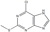 2-METHYLTHIO-6-CHLOROPURINE 95% (HPLC) Structure