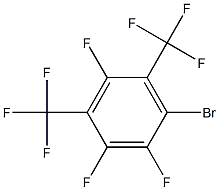 1-BROMO-2,3,5-TRIFLUORO-4,6-BIS(TRIFLUOROMETHYL)BENZENE Structure