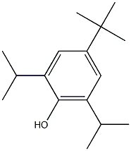 4-TERT-BUTYL-2,6-DIISOPROPYLPHENOL 97+% 结构式