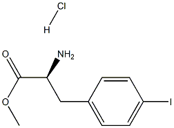 4-IODO-L-PHENYLALANINE METHYL ESTER HCL Struktur