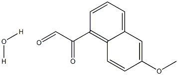 6-METHOXY-2-NAPHTHYLGLYOXAL HYDRATE, 98%, DRY WT. BASIS Structure