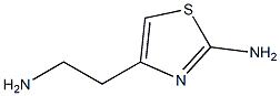 4-(2-AMINOETHYL)-1,3-THIAZOL-2-AMINE 化学構造式