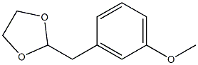 3-(1,3-DIOXOLAN-2-YLMETHYL)ANISOLE 96% Structure
