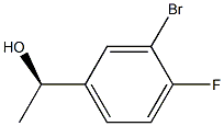 (1R)-1-(3-BROMO-4-FLUOROPHENYL)ETHANOL Struktur