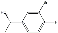 (1S)-1-(3-BROMO-4-FLUOROPHENYL)ETHANOL Structure
