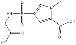 4-{[(CARBOXYMETHYL)AMINO]SULFONYL}-1-METHYL-1H-PYRROLE-2-CARBOXYLIC ACID