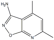 4,6-DIMETHYLISOXAZOLO[5,4-B]PYRIDIN-3-YLAMINE Structure