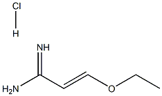 3-Ethoxy-acrylamidine HCl Structure
