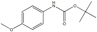 t-Butyl (4-methoxy-phenyl)-carbamate Struktur