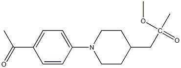 [1-(4-ACETYL-PHENYL)-PIPERIDIN-4-YL]-1,1-DIMETHYLACETIC ACID|