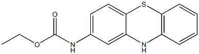 ETHYL PHENTHIAZINE-2-CARBAMATE Struktur
