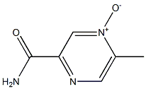 2-CARBAMOYL-5-METHYLPYRAZINE-4-OXIDE Structure