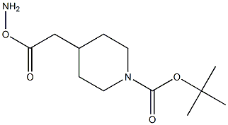 tert-butyl 4-(2-(aminooxy)-2-oxoethyl)piperidine-1-carboxylate 结构式