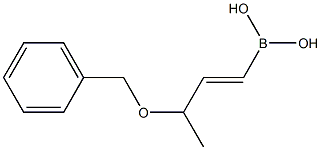 (E)-3-BENZYLOXY-3-METHYLPROPENE-1-BORONIC ACID Struktur