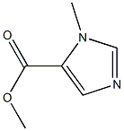 METHYL 1-METHYL-5-IMIDAZOLECARBOXYLATE,,结构式