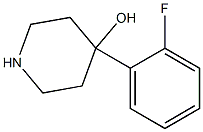 4-(Fluorophenyl)-4-hydroxylpiperidine Structure
