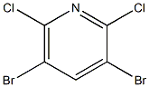 3,5-Dibromo-2,6-dichloropyridine Structure