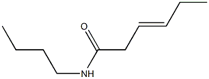 (3E)-N-Butylhex-3-Enamide Structure
