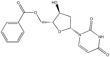 5'-O-Benzoyl-2'-deoxyuridine 结构式