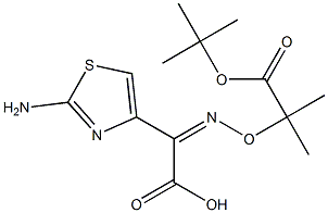 (Z)-2-AMINO-A-[[2-(1,1-DIMETHYLETHOXY)-1,1-DIMETHYL-2-OXOETHOXY]IMINO]-4-THIAZOLEACETIC ACID Structure