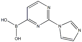 2-(IMIDAZOL-1-YL)PYRIMIDINE-4-BORONIC ACID Struktur