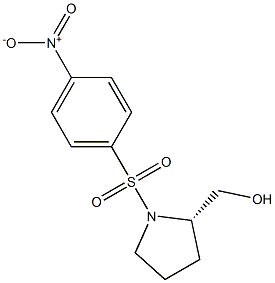 (S)-{1-[(4-NITROPHENYL)SULFONYL]PYRROLIDIN-2-YL}METHANOL Structure