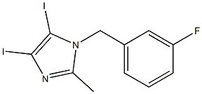 1-(3-FLUOROBENZYL)-4,5-DIIODO-2-METHYL-1H-IMIDAZOLE