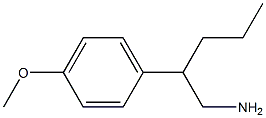 2-(4-METHOXYPHENYL)PENTAN-1-AMINE Structure