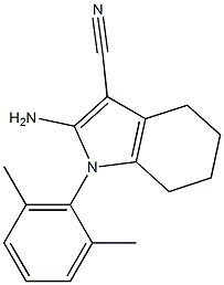 2-AMINO-1-(2,6-DIMETHYL-PHENYL)-4,5,6,7-TETRAHYDRO-1H-INDOLE-3-CARBONITRILE