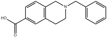 2-BENZYL-1,2,3,4-TETRAHYDROISOQUINOLINE-6-CARBOXYLIC ACID Structure