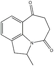 2-METHYL-1,2,5,6-TETRAHYDRO-AZEPINO[3,2,1-HI]INDOLE-4,7-DIONE Structure