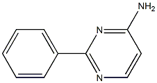 2-PHENYL-PYRIMIDIN-4-YLAMINE Struktur