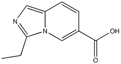 3-ETHYLIMIDAZO[1,5-A]PYRIDINE-6-CARBOXYLIC ACID Structure