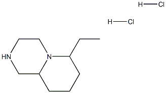 6-ETHYLOCTAHYDRO-2H-PYRIDO[1,2-A]PYRAZINE DIHYDROCHLORIDE Struktur