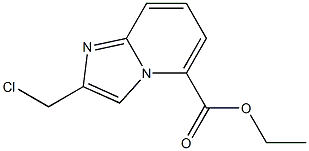ETHYL 2-(CHLOROMETHYL)IMIDAZO[1,2-A]PYRIDINE-5-CARBOXYLATE Structure