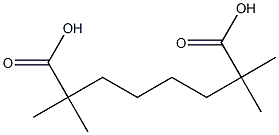 2,2,7,7-tetramethyloctanedioic acid 结构式