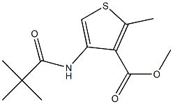 methyl 4-[(2,2-dimethylpropanoyl)amino]-2-methylthiophene-3-carboxylate|