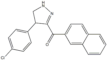 [4-(4-chlorophenyl)-4,5-dihydro-1H-pyrazol-3-yl](2-naphthyl)methanone