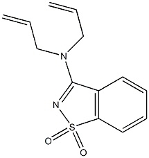 3-(diallylamino)-1H-1,2-benzisothiazole-1,1-dione