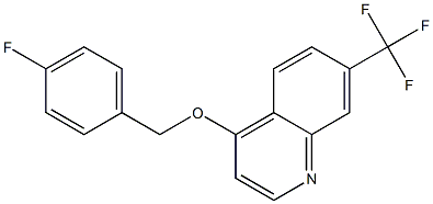4-[(4-fluorobenzyl)oxy]-7-(trifluoromethyl)quinoline