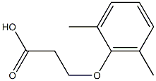 3-(2,6-dimethylphenoxy)propanoic acid Structure