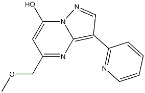 5-(methoxymethyl)-3-(2-pyridinyl)pyrazolo[1,5-a]pyrimidin-7-ol