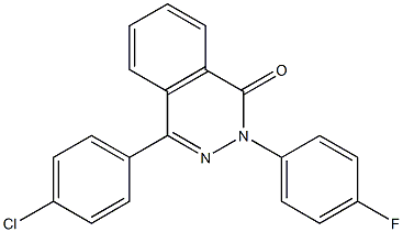 4-(4-chlorophenyl)-2-(4-fluorophenyl)-1(2H)-phthalazinone