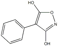 4-phenylisoxazole-3,5-diol 结构式