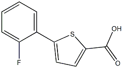 5-(2-fluorophenyl)thiophene-2-carboxylic acid Structure