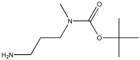 tert-butyl 3-aminopropyl(methyl)carbamate 结构式