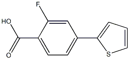 2-fluoro-4-thien-2-ylbenzoic acid|